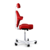 Capisco Saddle Seat with Headrest - side view