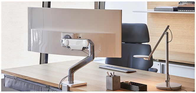 Monitor arms