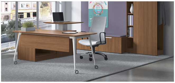 Integrated Height Adjustable Desks