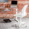 Diffrient task chair with desk