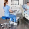 Humanscale ergonomic stools for medical office