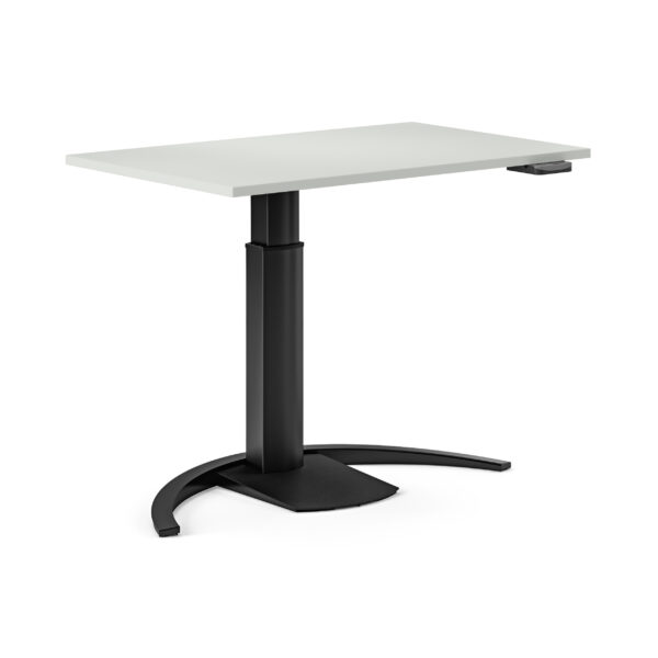 height adjustable desk black 17