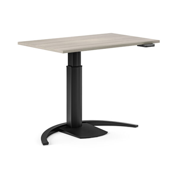 height adjustable desk black 18