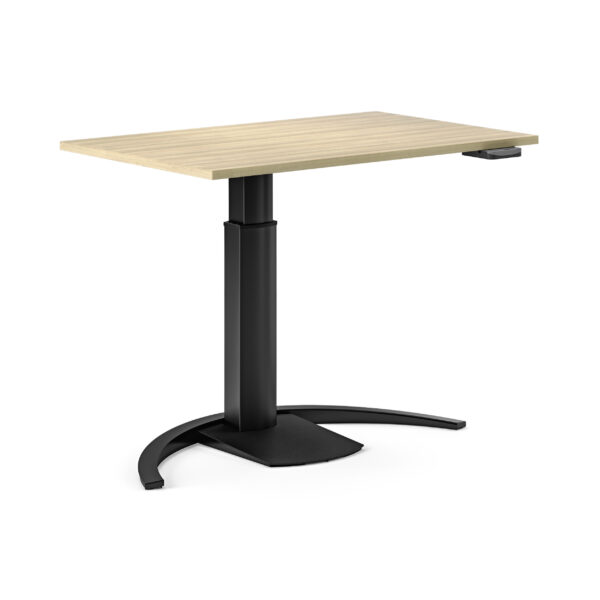 height adjustable desk black 20