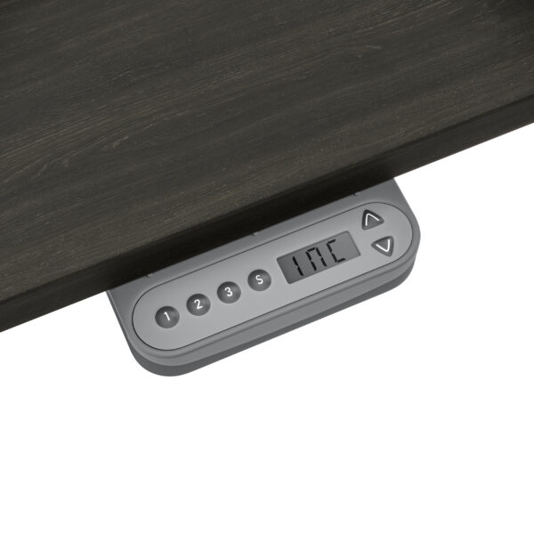 height adjustable desk black 36