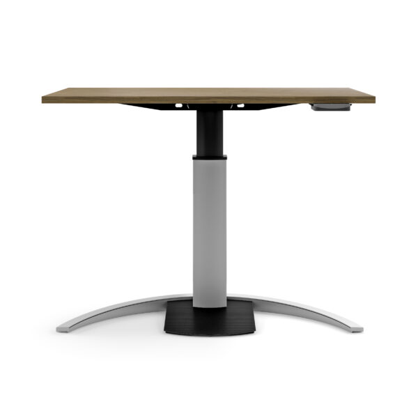 height adjustable desk silver 10