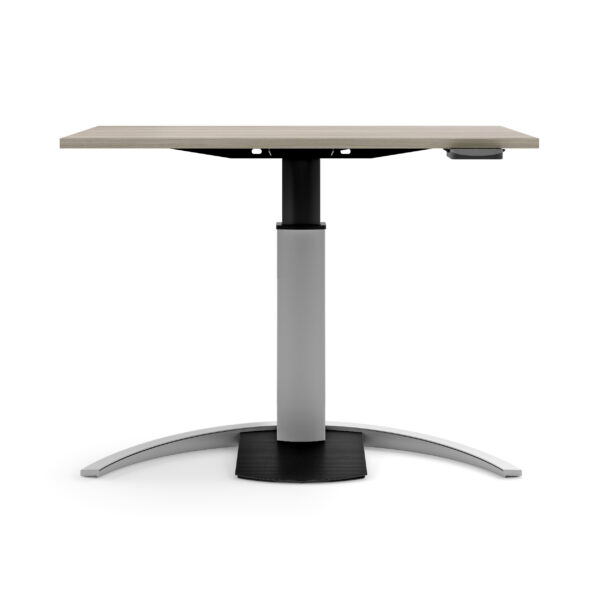 height adjustable desk silver 12