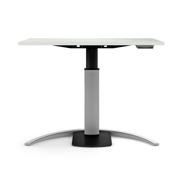 height adjustable desk silver 13