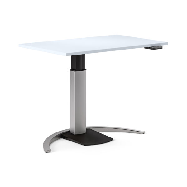 height adjustable desk silver 16