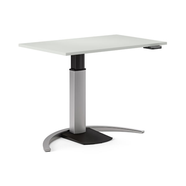 height adjustable desk silver 17