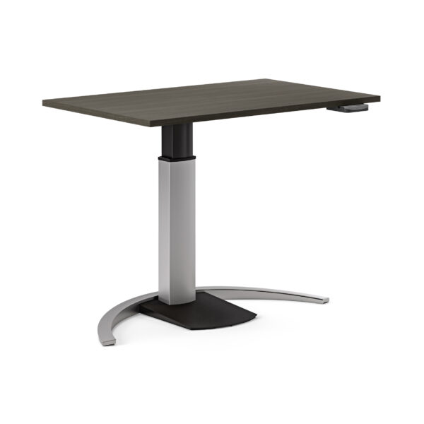 height adjustable desk silver 19