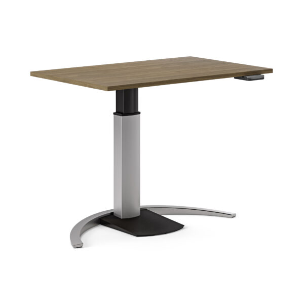 height adjustable desk silver 21