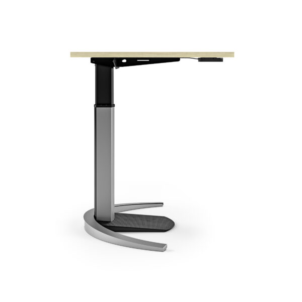 height adjustable desk silver 3