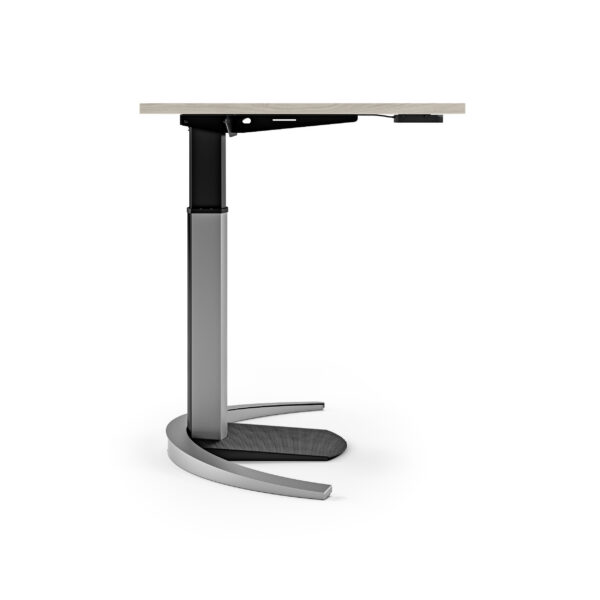 height adjustable desk silver 4