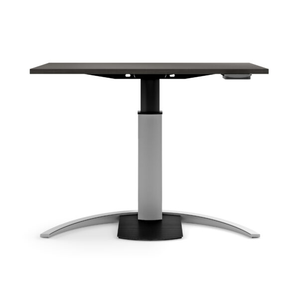 height adjustable desk silver 9