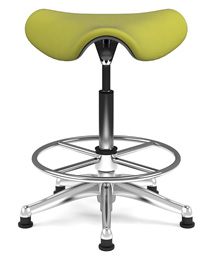 High Seat Height with 21" Foot Ring (shown with Glides)