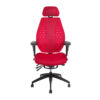 Front shot of airCentric™ 2 Ergonomic Chair featuring added headrest