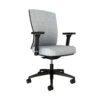 Quality view of fabric options of AIS Natick ergonomic chair in Gray