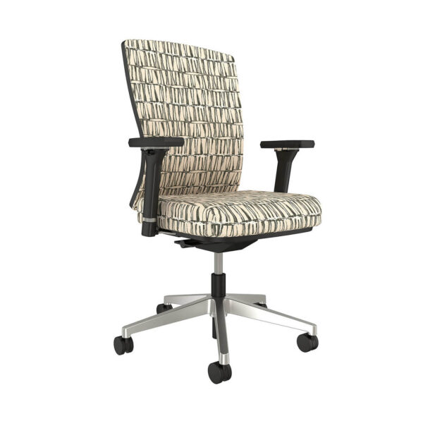 Bright shot of AIS Natick ergonomic chair with style upgrade