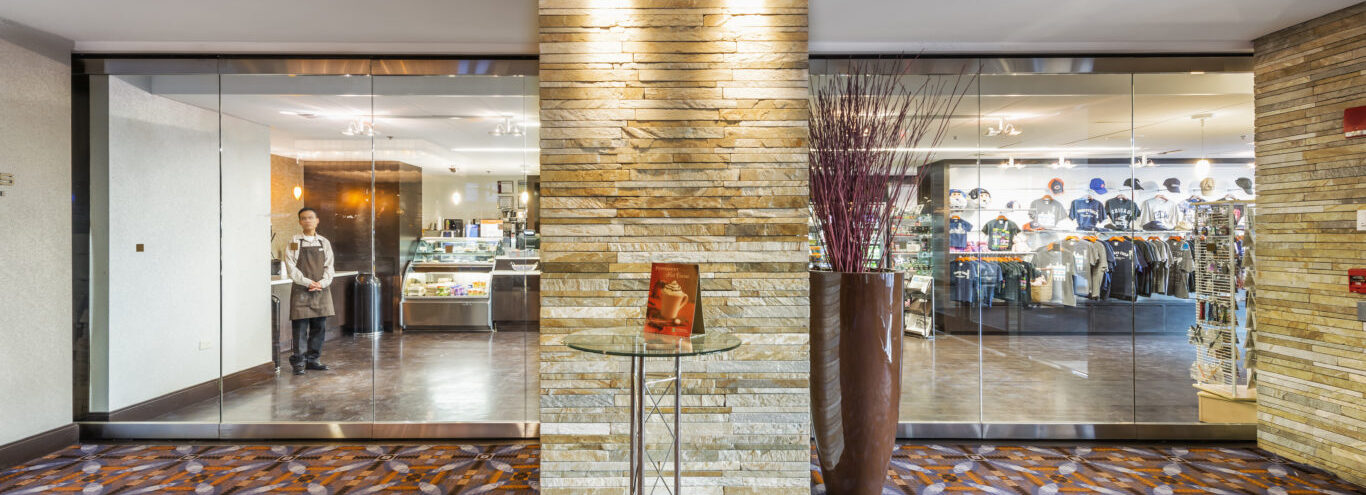 Hufcor GL Series Frameless Glass Walls