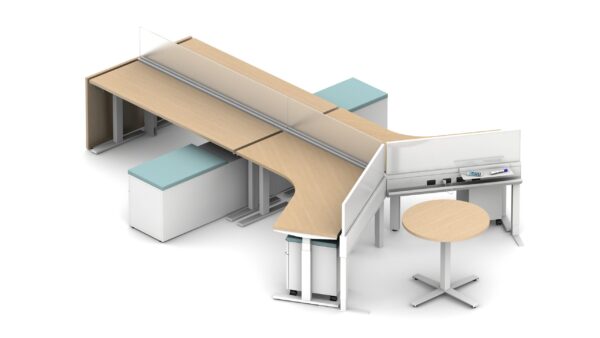 Day-to-Day PowerBeam Four Station Application with 120 degree connection and meeting area