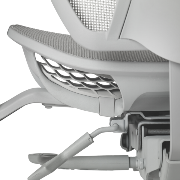 Closeup of cushion technology on tCentric Hybrid all-mesh ergonomic chair