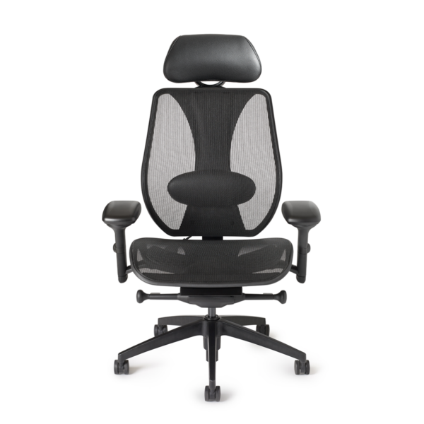Front shot of all-mesh ergonomic office chair tCentric Hybrid