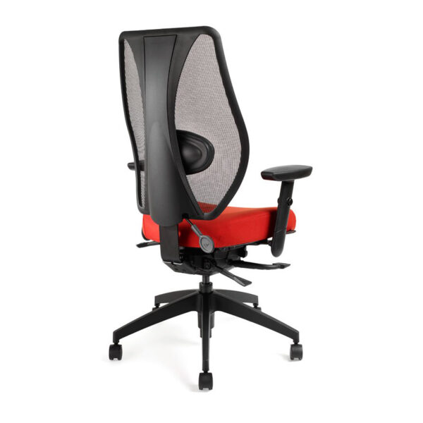 tCentric Hybrid™ Mesh/Upholstered Ergonomic Chair with Black Frame by ErgoCentric*