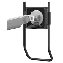 M2_H - Single Monitor Handle On Accessories Bracket, Black