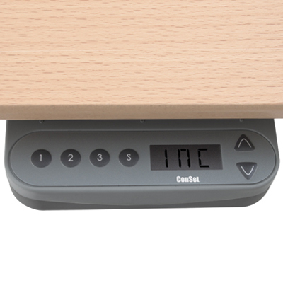 ErgoAdvantage Single-leg H Base for Height-adjustable Desk