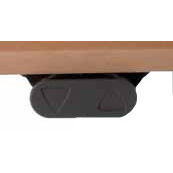 ErgoAdvantage Single-leg H Base for Height-adjustable Desk