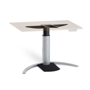 ErgoAdvantage Single-leg C Base for Height-adjustable Desk