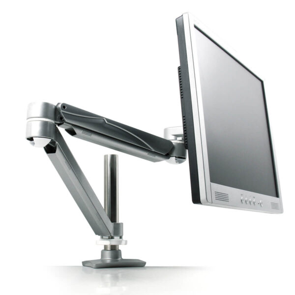 ErgoAdvantage Avia Single Pole-mount Monitor Arm, 5-20 LB Capacity