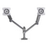 ErgoAdvantage Avia Dual Pole-mount Monitor Arm, 5-20 LB Capacity per Monitor
