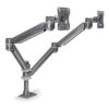 ErgoAdvantage Avia Dual Pole-mount Monitor Arm, 5-20 LB Capacity per Monitor