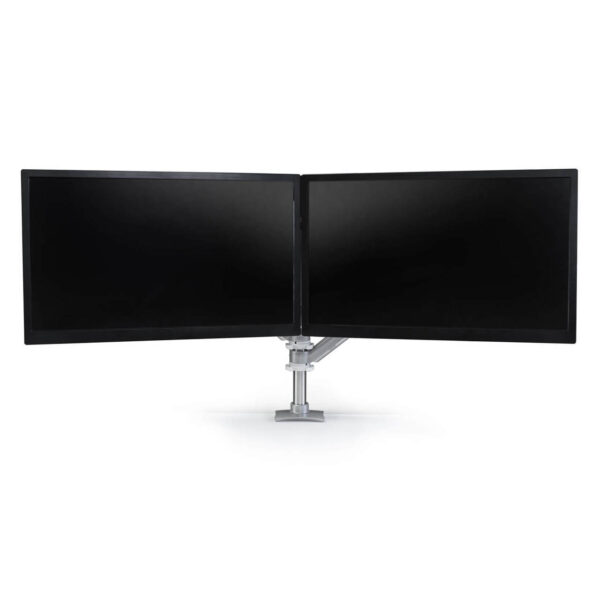 ErgoAdvantage Avia Dual Pole-mount Monitor Arm, 5-20 LB Capacity per Monitor