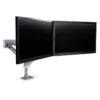 ErgoAdvantage Avia Dual Pole-mount Monitor Arm, 5-20 LB Capacity per Monitor