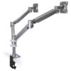 ErgoAdvantage Avia Dual Pole-mount Monitor Arm, 5-20 LB Capacity per Monitor