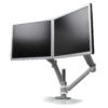 ErgoAdvantage Avia Dual Pole-mount Monitor Arm, 5-20 LB Capacity per Monitor