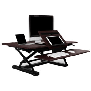 Flexi-spot Maximum Surface Sit-stand Workstation with Built-in Tablet Stand