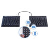 Kinesis Freestyle2 Blue for PC Multichannel Bluetooth Keyboard