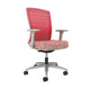 Front view of AIS Natick Chair in Ruby from Applied Ergonomics