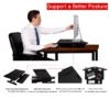 Flexi-spot Maximum Surface Sit-stand Workstation with Built-in Tablet Stand