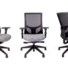 3 views of RFM Evolve high-back task chair