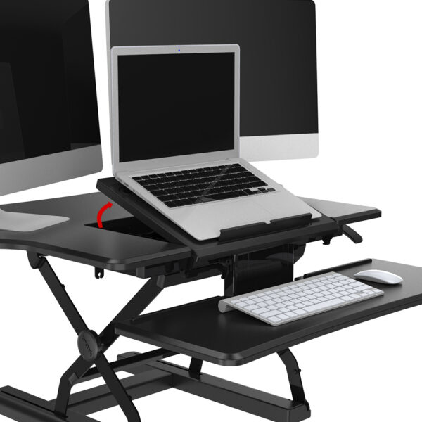 Flexi-spot Maximum Surface Sit-stand Workstation with Built-in Tablet Stand