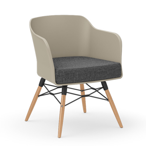 Deker-Taupe-Plastic-Upholstered-Seat-Wood-Legs